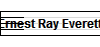  Ernest Ray Everett