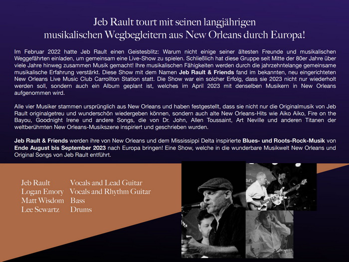 Jeb Rault New Orleans Blues & Funk