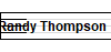  Randy Thompson