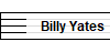 Billy Yates