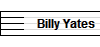 Billy Yates